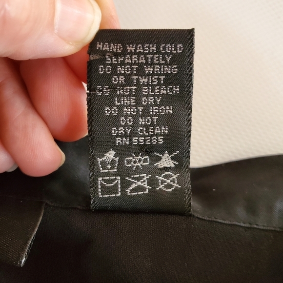 7065 * Express Sequin Midi Skirt Black Size 5/6 - Picture 4 of 8